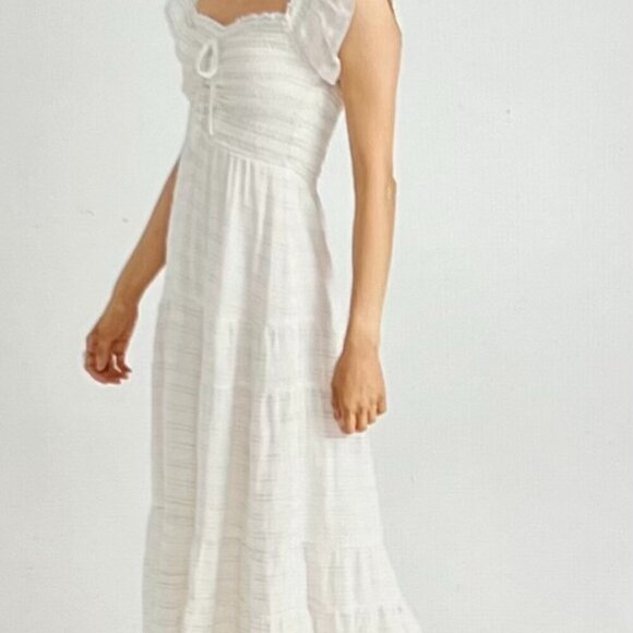 L*SPACE  Lucia dress cream Size L - Picture 1 of 11
